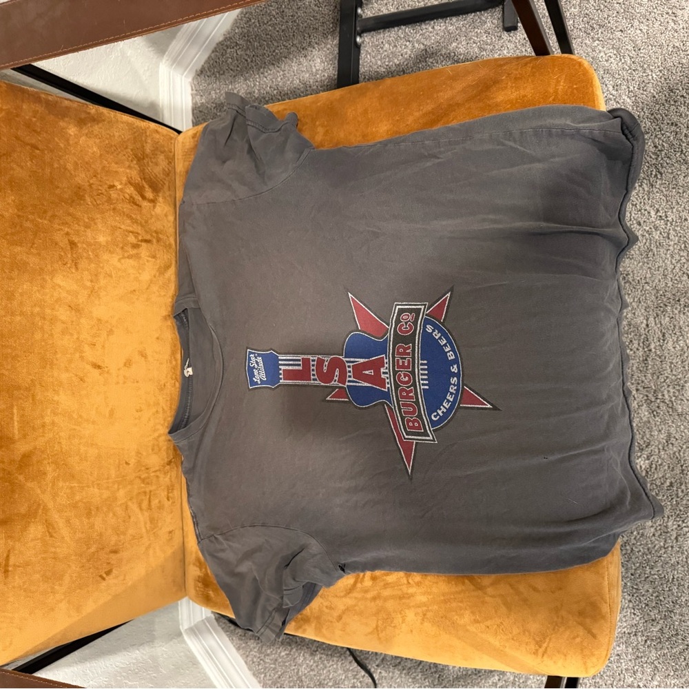 Gray LSA Burger Co T-Shirt